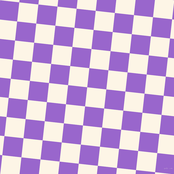 84/174 degree angle diagonal checkered chequered squares checker pattern checkers background, 78 pixel square size, Old Lace and Amethyst checkers chequered checkered squares seamless tileable