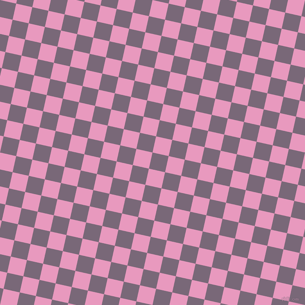 77/167 degree angle diagonal checkered chequered squares checker pattern checkers background, 34 pixel square size, , Old Lavender and Shocking checkers chequered checkered squares seamless tileable