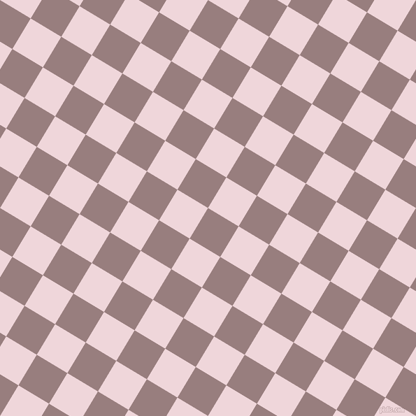 59/149 degree angle diagonal checkered chequered squares checker pattern checkers background, 51 pixel square size, , Opium and Pale Rose checkers chequered checkered squares seamless tileable