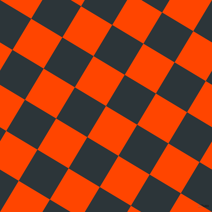 59/149 degree angle diagonal checkered chequered squares checker pattern checkers background, 125 pixel square size, , Orange Red and Gunmetal checkers chequered checkered squares seamless tileable