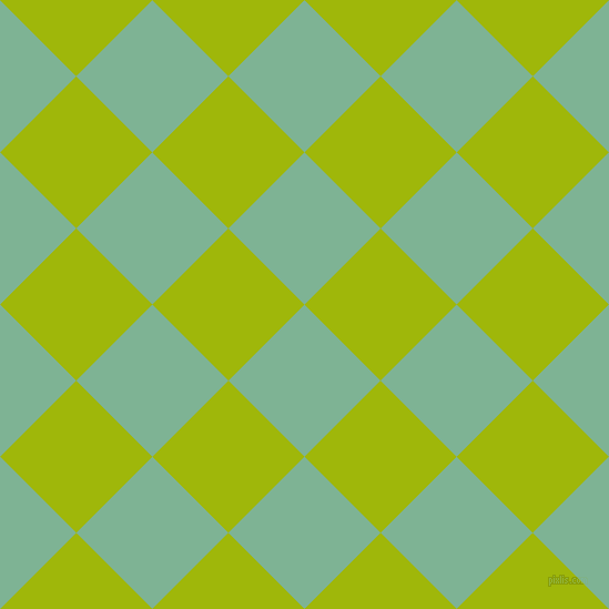 45/135 degree angle diagonal checkered chequered squares checker pattern checkers background, 97 pixel square size, , Padua and Citrus checkers chequered checkered squares seamless tileable