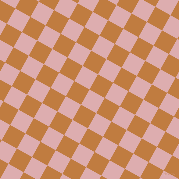 61/151 degree angle diagonal checkered chequered squares checker pattern checkers background, 57 pixel square size, , Pale Chestnut and Brandy Punch checkers chequered checkered squares seamless tileable