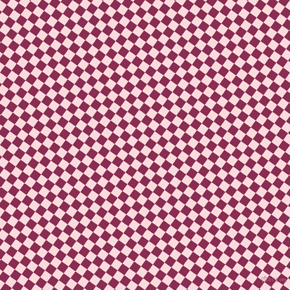 54/144 degree angle diagonal checkered chequered squares checker pattern checkers background, 12 pixel squares size, Pale Pink and Rose Bud Cherry checkers chequered checkered squares seamless tileable