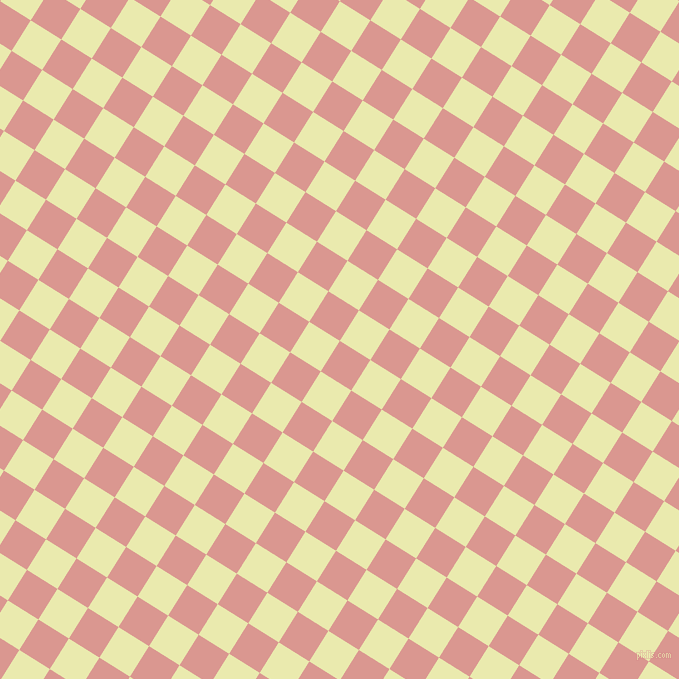 58/148 degree angle diagonal checkered chequered squares checker pattern checkers background, 36 pixel squares size, , Petite Orchid and Medium Goldenrod checkers chequered checkered squares seamless tileable