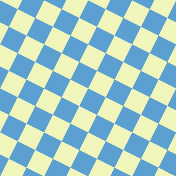 63/153 degree angle diagonal checkered chequered squares checker pattern checkers background, 67 pixel squares size, Picton Blue and Chiffon checkers chequered checkered squares seamless tileable