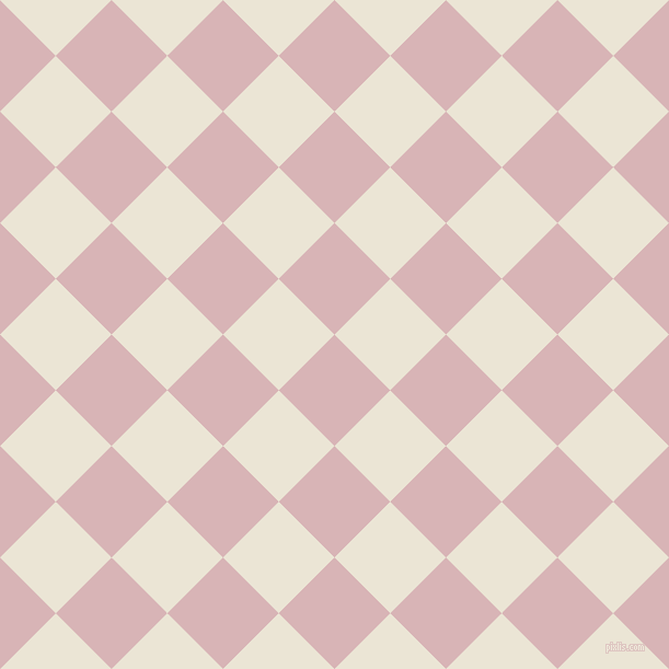 45/135 degree angle diagonal checkered chequered squares checker pattern checkers background, 72 pixel square size, , Pink Flare and Cararra checkers chequered checkered squares seamless tileable