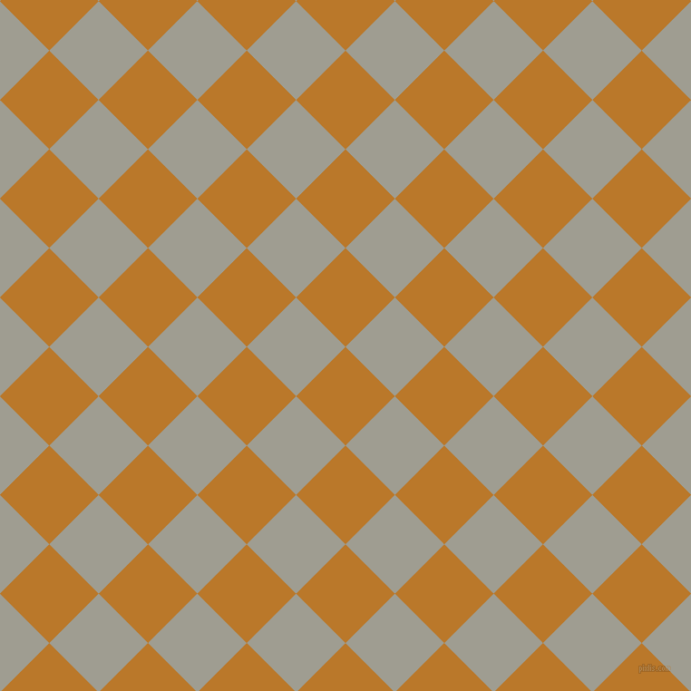 45/135 degree angle diagonal checkered chequered squares checker pattern checkers background, 77 pixel square size, , Pirate Gold and Dawn checkers chequered checkered squares seamless tileable