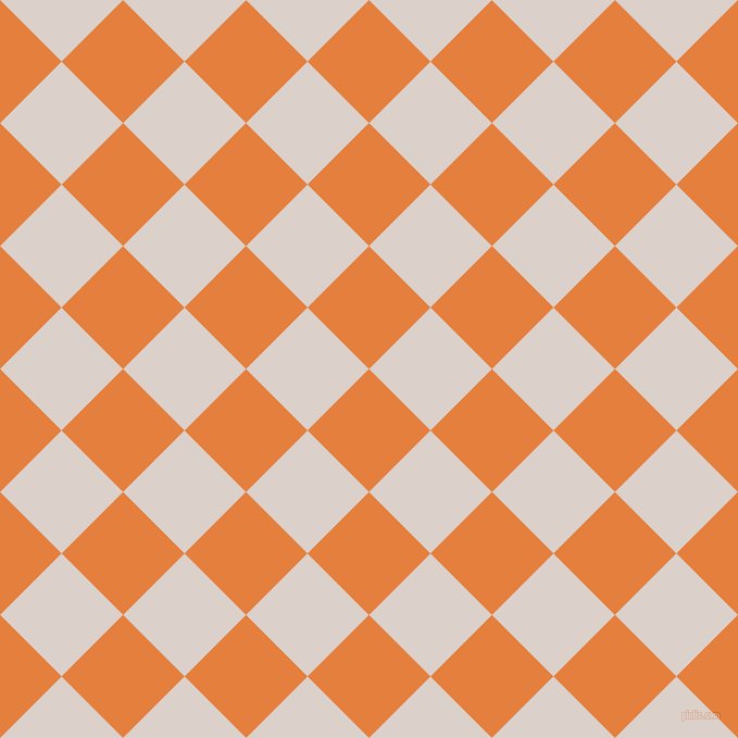 45/135 degree angle diagonal checkered chequered squares checker pattern checkers background, 80 pixel squares size, , Pizazz and Swiss Coffee checkers chequered checkered squares seamless tileable
