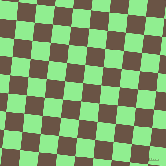 84/174 degree angle diagonal checkered chequered squares checker pattern checkers background, 60 pixel square size, Quincy and Light Green checkers chequered checkered squares seamless tileable