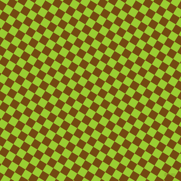59/149 degree angle diagonal checkered chequered squares checker pattern checkers background, 25 pixel squares size, , Raw Umber and Yellow Green checkers chequered checkered squares seamless tileable