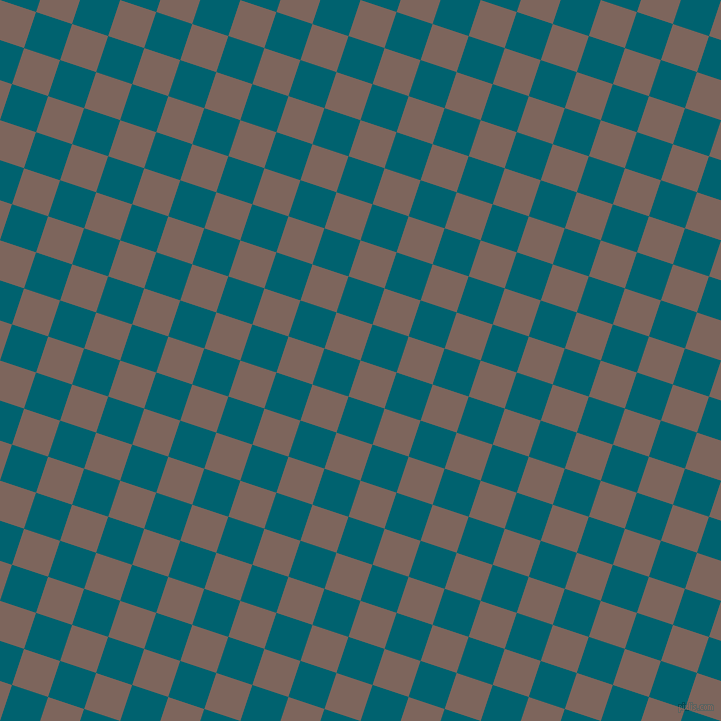 72/162 degree angle diagonal checkered chequered squares checker pattern checkers background, 38 pixel squares size, , Russett and Blue Lagoon checkers chequered checkered squares seamless tileable