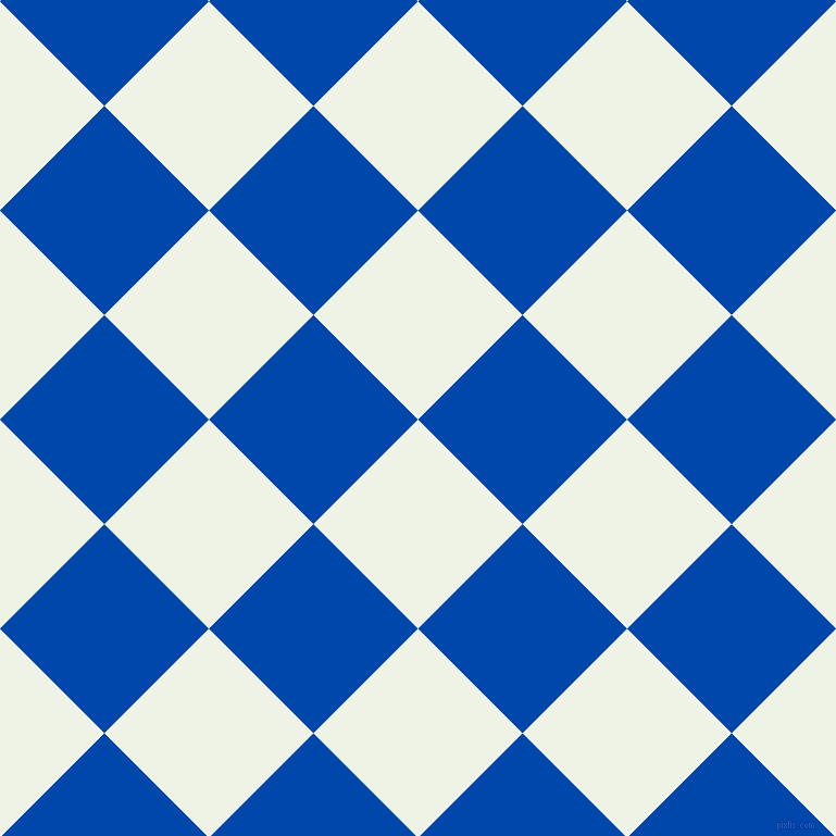 45/135 degree angle diagonal checkered chequered squares checker pattern checkers background, 136 pixel squares size, Saltpan and Cobalt checkers chequered checkered squares seamless tileable