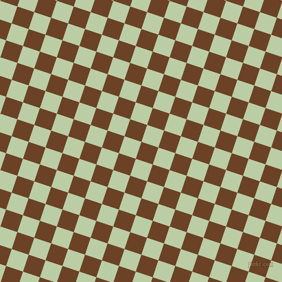 72/162 degree angle diagonal checkered chequered squares checker pattern checkers background, 26 pixel squares size, , Semi-Sweet Chocolate and Pixie Green checkers chequered checkered squares seamless tileable