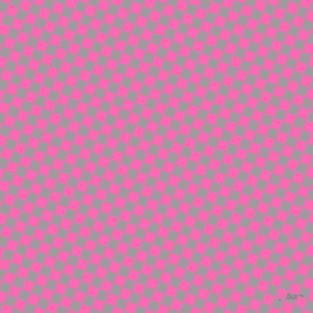 67/157 degree angle diagonal checkered chequered squares checker pattern checkers background, 15 pixel square size, Shady Lady and Hot Pink checkers chequered checkered squares seamless tileable