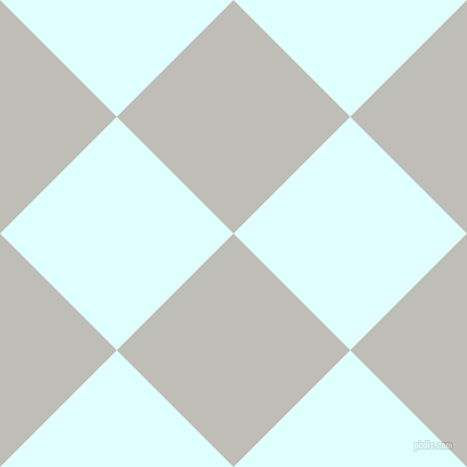 45/135 degree angle diagonal checkered chequered squares checker pattern checkers background, 152 pixel squares size, , Silver Sand and Light Cyan checkers chequered checkered squares seamless tileable