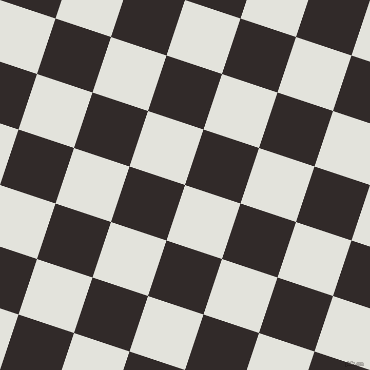 72/162 degree angle diagonal checkered chequered squares checker pattern checkers background, 114 pixel squares size, , Snow Drift and Livid Brown checkers chequered checkered squares seamless tileable