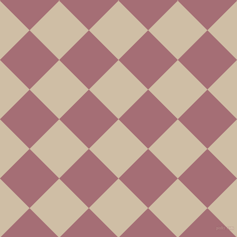 45/135 degree angle diagonal checkered chequered squares checker pattern checkers background, 84 pixel squares size, , Soft Amber and Turkish Rose checkers chequered checkered squares seamless tileable