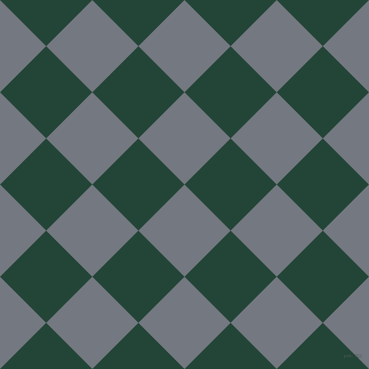 45/135 degree angle diagonal checkered chequered squares checker pattern checkers background, 129 pixel squares size, , Storm Grey and Burnham checkers chequered checkered squares seamless tileable