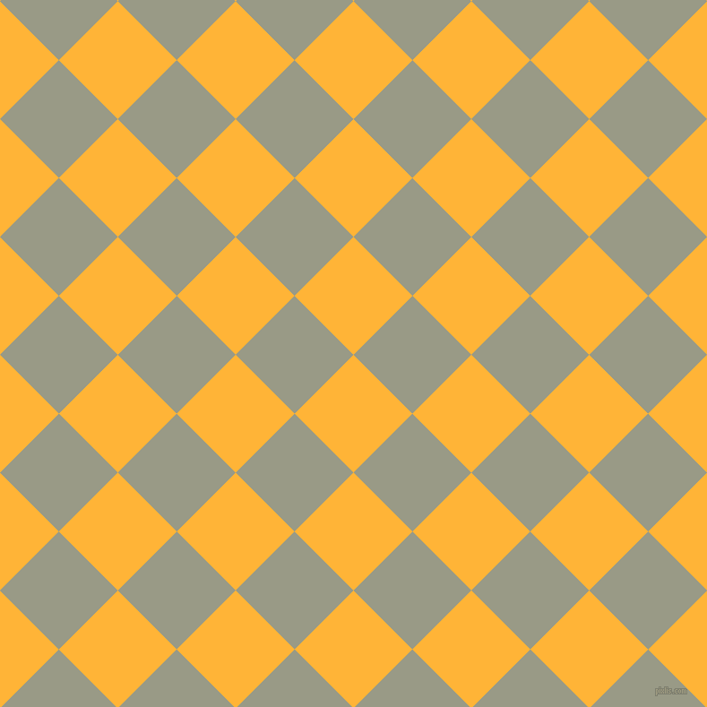 45/135 degree angle diagonal checkered chequered squares checker pattern checkers background, 93 pixel square size, , Supernova and Lemon Grass checkers chequered checkered squares seamless tileable