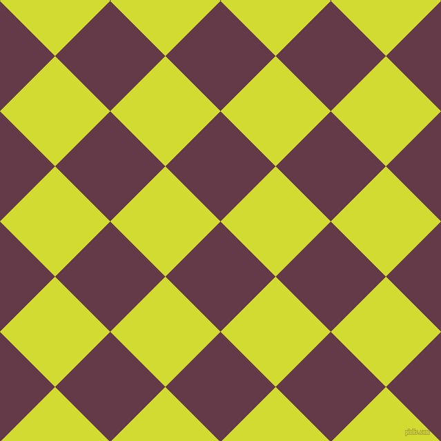 45/135 degree angle diagonal checkered chequered squares checker pattern checkers background, 113 pixel squares size, , Tawny Port and Bitter Lemon checkers chequered checkered squares seamless tileable