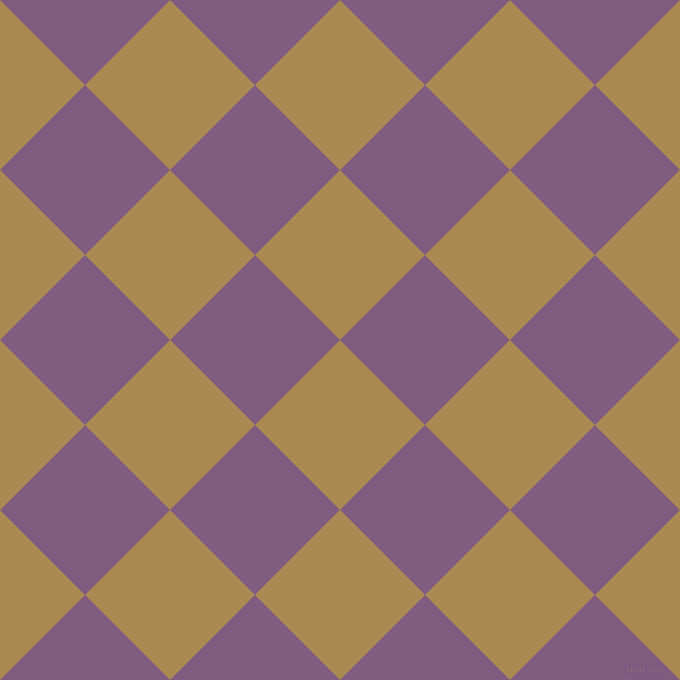 45/135 degree angle diagonal checkered chequered squares checker pattern checkers background, 108 pixel squares size, , Teak and Trendy Pink checkers chequered checkered squares seamless tileable
