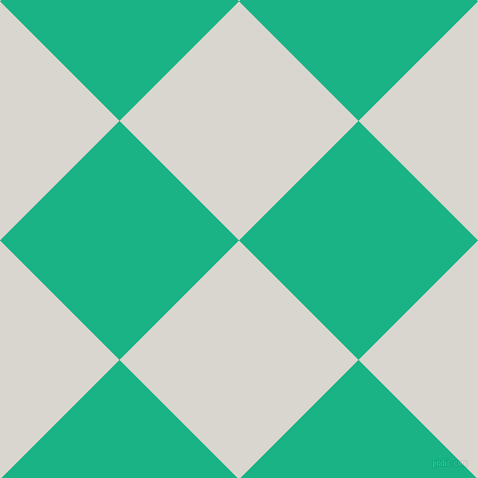 45/135 degree angle diagonal checkered chequered squares checker pattern checkers background, 169 pixel squares size, , Timberwolf and Mountain Meadow checkers chequered checkered squares seamless tileable