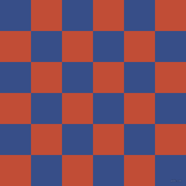 checkered chequered squares checkers background checker pattern, 101 pixel squares size, Tory Blue and Grenadier checkers chequered checkered squares seamless tileable