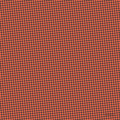 51/141 degree angle diagonal checkered chequered squares checker pattern checkers background, 6 pixel squares size, , Tuatara and Tomato checkers chequered checkered squares seamless tileable