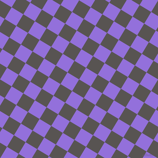 59/149 degree angle diagonal checkered chequered squares checker pattern checkers background, 46 pixel square size, , Tundora and Medium Purple checkers chequered checkered squares seamless tileable