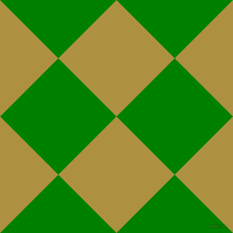 45/135 degree angle diagonal checkered chequered squares checker pattern checkers background, 166 pixel square size, , Turmeric and Green checkers chequered checkered squares seamless tileable
