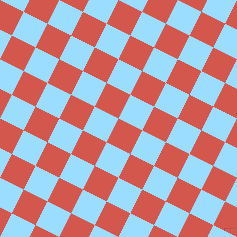 63/153 degree angle diagonal checkered chequered squares checker pattern checkers background, 92 pixel square size, , Valencia and Columbia Blue checkers chequered checkered squares seamless tileable