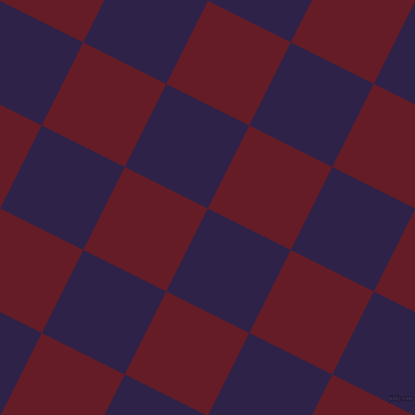 63/153 degree angle diagonal checkered chequered squares checker pattern checkers background, 134 pixel square size, , Violent Violet and Pohutukawa checkers chequered checkered squares seamless tileable