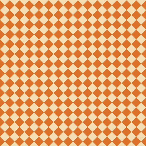 45/135 degree angle diagonal checkered chequered squares checker pattern checkers background, 24 pixel square size, , Wheat and Tahiti Gold checkers chequered checkered squares seamless tileable