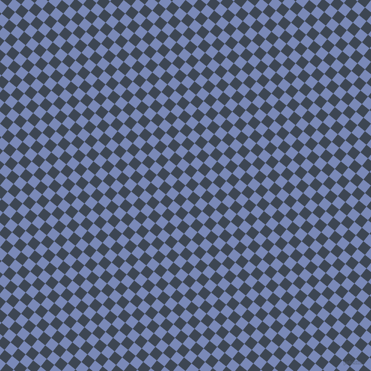 51/141 degree angle diagonal checkered chequered squares checker pattern checkers background, 19 pixel square size, , Wild Blue Yonder and Rhino checkers chequered checkered squares seamless tileable