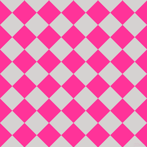 45/135 degree angle diagonal checkered chequered squares checker pattern checkers background, 56 pixel square size, , Wild Strawberry and Mercury checkers chequered checkered squares seamless tileable