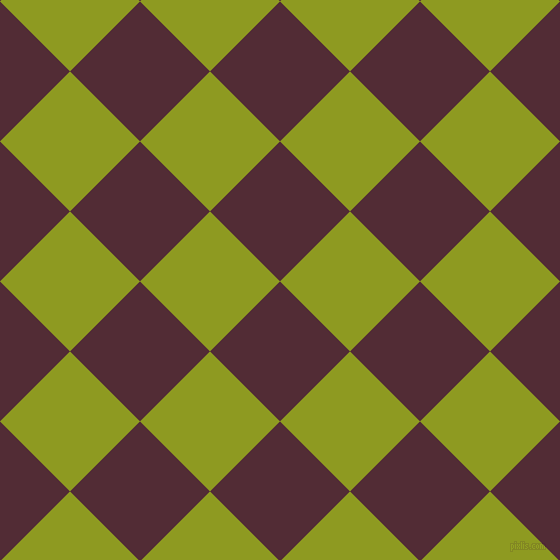 45/135 degree angle diagonal checkered chequered squares checker pattern checkers background, 99 pixel squares size, , Wine Berry and Citron checkers chequered checkered squares seamless tileable