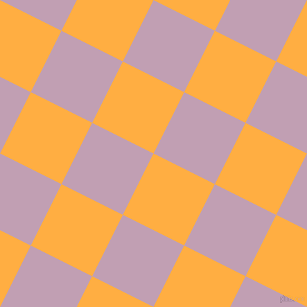63/153 degree angle diagonal checkered chequered squares checker pattern checkers background, 99 pixel square size, , Yellow Orange and Lily checkers chequered checkered squares seamless tileable