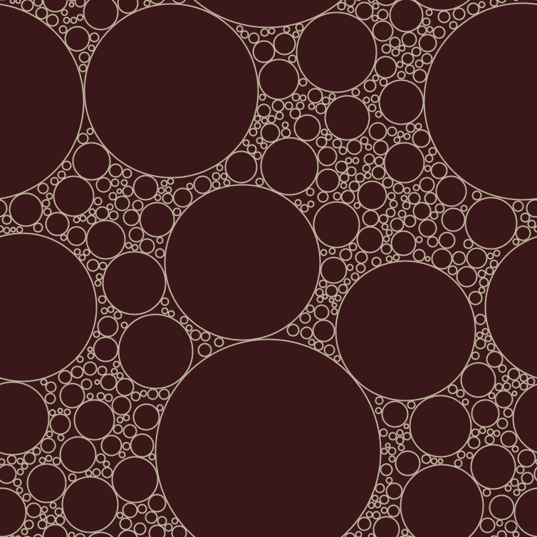 bubbles, circles, sponge, big, medium, small, 2 pixel line width, Akaroa and Rustic Red circles bubbles sponge soap seamless tileable