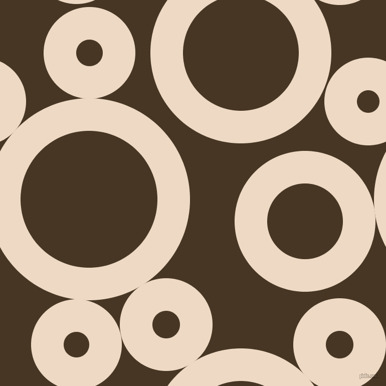 bubbles, circles, sponge, big, medium, small, 65 pixel line width, Almond and Clinker circles bubbles sponge soap seamless tileable