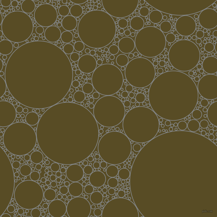 bubbles, circles, sponge, big, medium, small, 2 pixel line width, Aluminium and Bronze Olive circles bubbles sponge soap seamless tileable