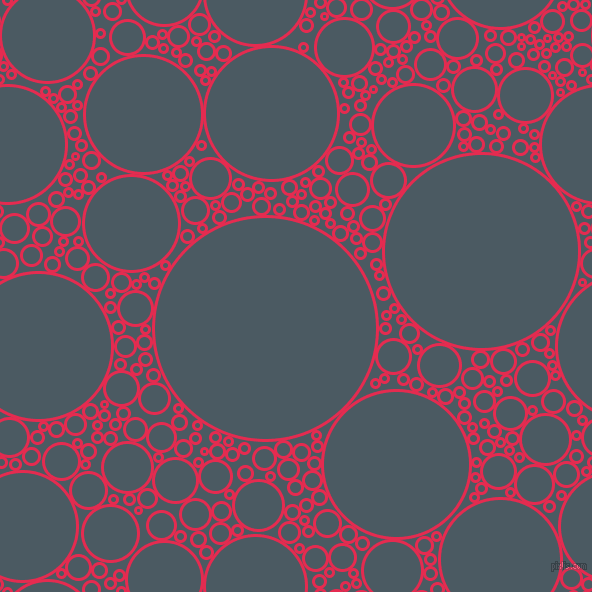 bubbles, circles, sponge, big, medium, small, 3 pixel line width, Amaranth and Fiord circles bubbles sponge soap seamless tileable