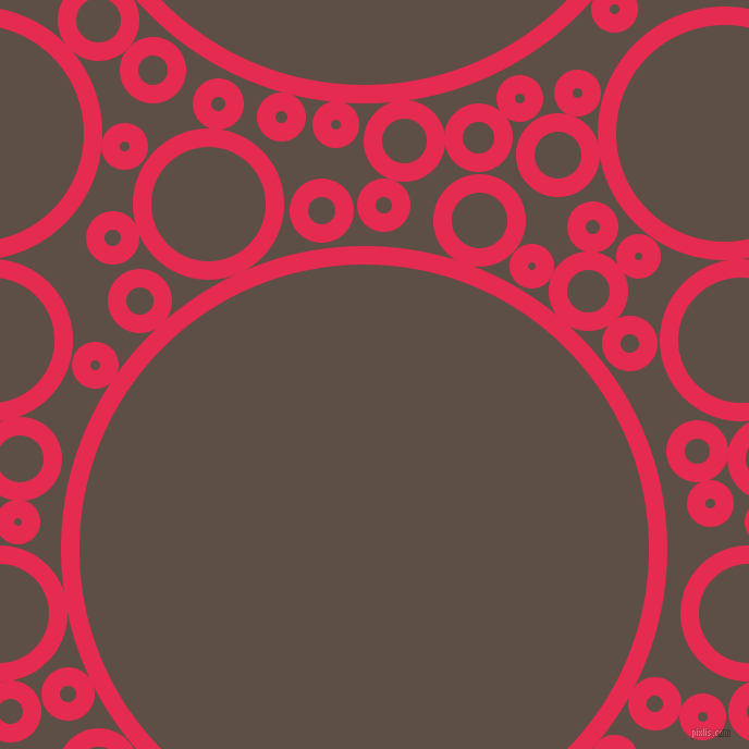 bubbles, circles, sponge, big, medium, small, 17 pixel line width, Amaranth and Saddle circles bubbles sponge soap seamless tileable