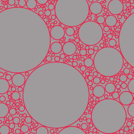 bubbles, circles, sponge, big, medium, small, 3 pixel line width, Amaranth and Shady Lady circles bubbles sponge soap seamless tileable