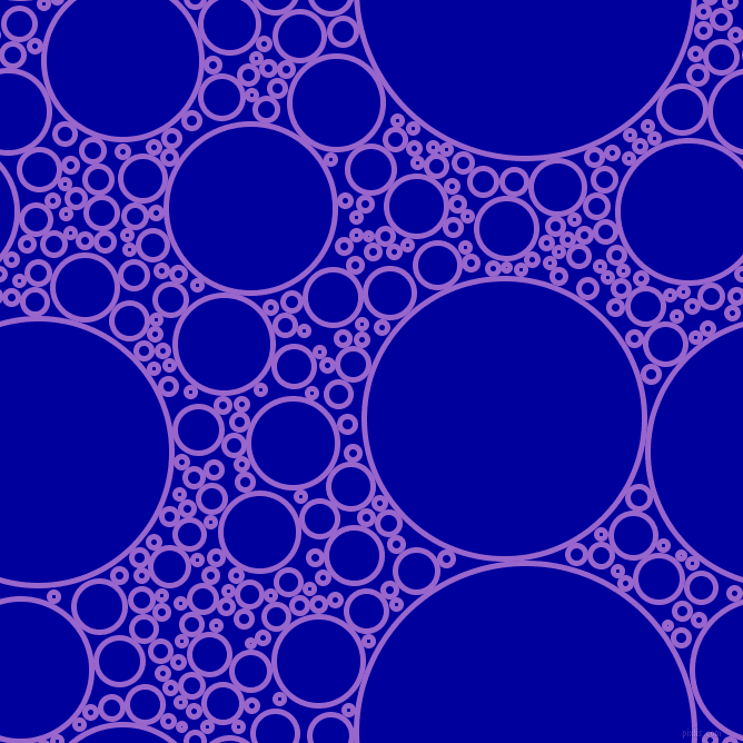 bubbles, circles, sponge, big, medium, small, 5 pixel line widthAmethyst and New Midnight Blue circles bubbles sponge soap seamless tileable