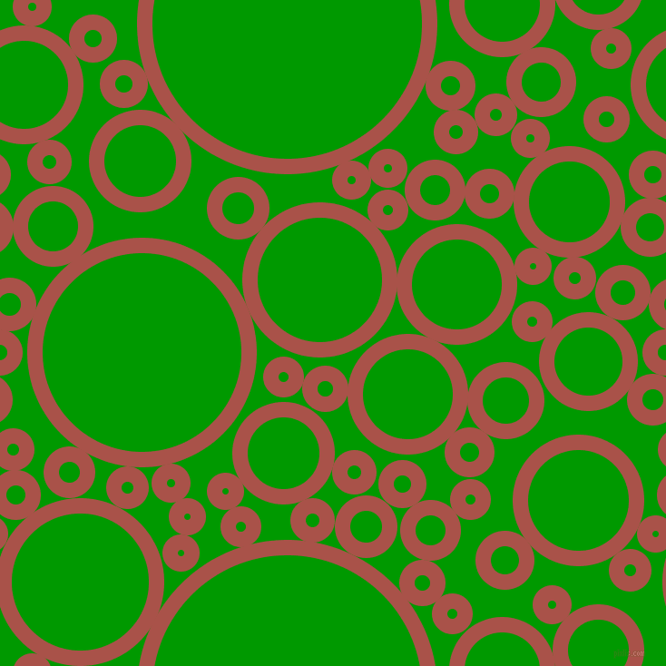 bubbles, circles, sponge, big, medium, small, 17 pixel line width, Apple Blossom and Islamic Green circles bubbles sponge soap seamless tileable