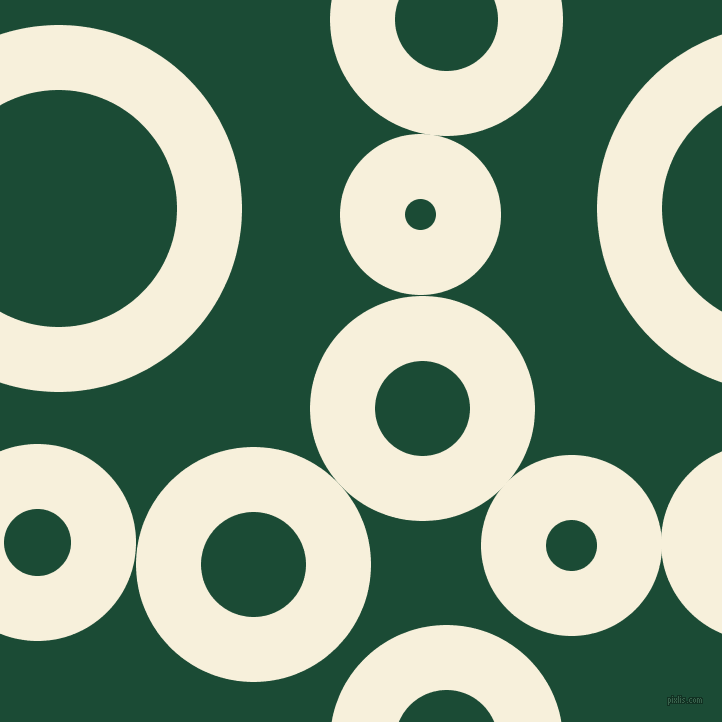 bubbles, circles, sponge, big, medium, small, 65 pixel line width, Apricot White and County Green circles bubbles sponge soap seamless tileable
