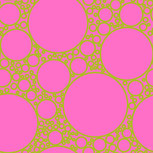 bubbles, circles, sponge, big, medium, small, 5 pixel line width, Bahia and Neon Pink circles bubbles sponge soap seamless tileable
