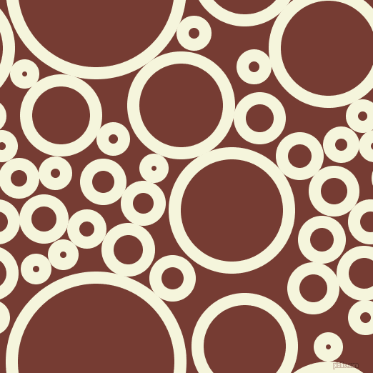 bubbles, circles, sponge, big, medium, small, 17 pixel line width, Beige and Crown Of Thorns circles bubbles sponge soap seamless tileable