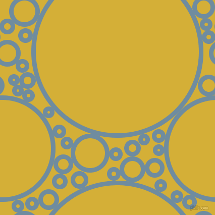 bubbles, circles, sponge, big, medium, small, 9 pixel line width, Bermuda Grey and Metallic Gold circles bubbles sponge soap seamless tileable