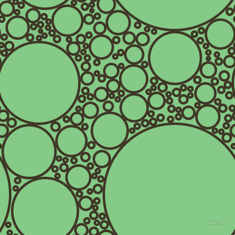 bubbles, circles, sponge, big, medium, small, 5 pixel line width, Birch and De York circles bubbles sponge soap seamless tileable